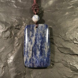 Sodalite - pendentif pièce unique 6 - 6è chakra
